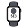 Apple Watch SE 3 GPS 44mm Medianoche Correa Deportiva Negra M/L